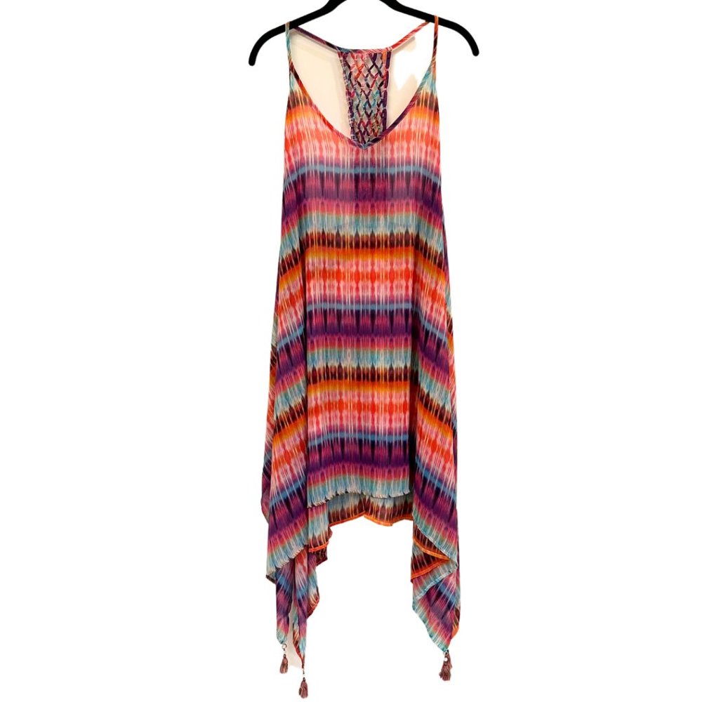 Bleu Rod Beattie Swim Coverup with Tassels